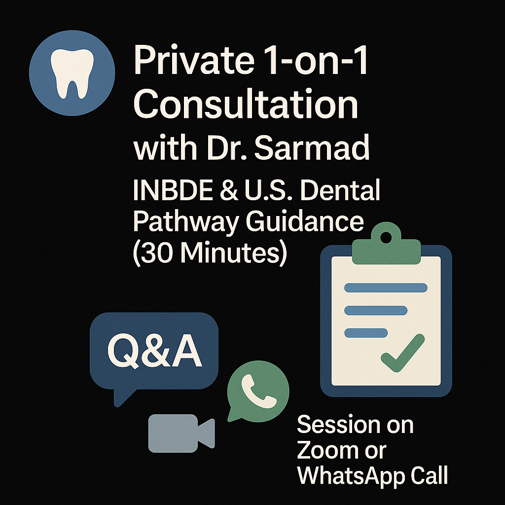 PRIVATE GUIDANCE / 30 MINUTES SESSION WITH DR SARMAD RELATED TO INBDE AND U.S PATHWAY